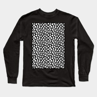 Inverted Dalmatian Pattern Long Sleeve T-Shirt